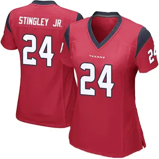 Houston Texans Women's Derek Stingley Jr. Game Alternate Jersey - Red