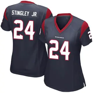 Houston Texans Women's Derek Stingley Jr. Game Team Color Jersey - Navy Blue