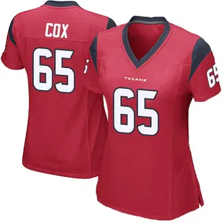 Houston Texans Women's Eli Cox Game Alternate Jersey - Red