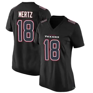 Houston Texans Women's Graham Mertz Game Fashion Jersey - Black