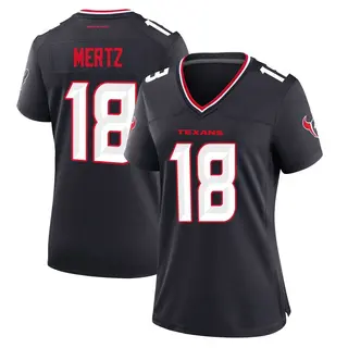 Houston Texans Women's Graham Mertz Game Team Jersey - Navy