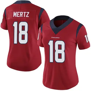 Houston Texans Women's Graham Mertz Limited Alternate Vapor Untouchable Jersey - Red