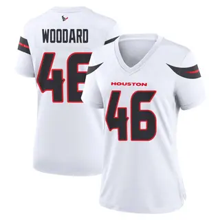 Houston Texans Women's Jackson Woodard Game Jersey - White