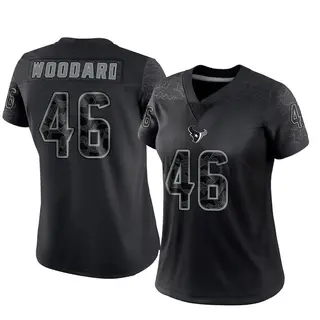 Houston Texans Women's Jackson Woodard Limited Reflective Jersey - Black