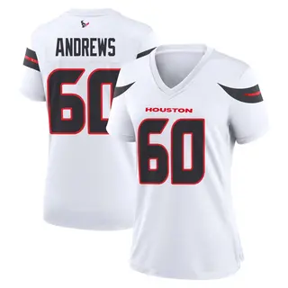 Houston Texans Women's Jake Andrews Game Jersey - White