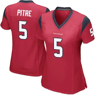 Houston Texans Women's Jalen Pitre Game Alternate Jersey - Red