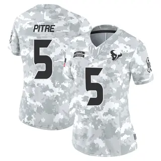 Houston Texans Women's Jalen Pitre Limited 2024 Salute to Service Jersey - Arctic Camo