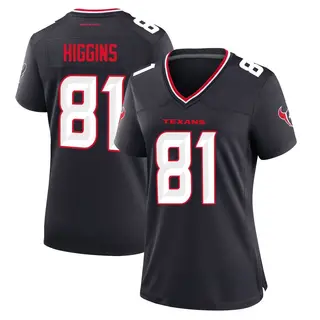 Houston Texans Women's Jayden Higgins Game Team Jersey - Navy