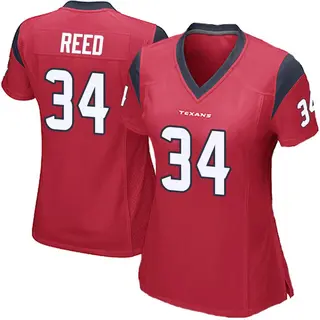 Houston Texans Women's Jaylen Reed Game Alternate Jersey - Red