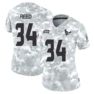 Houston Texans Women's Jaylen Reed Limited 2024 Salute to Service Jersey - Arctic Camo