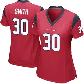 Houston Texans Women's Jaylin Smith Game Alternate Jersey - Red