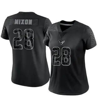 Houston Texans Women's Joe Mixon Limited Reflective Jersey - Black