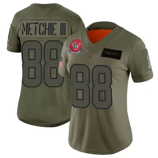 Houston Texans Women's John Metchie III Limited 2019 Salute to Service Jersey - Camo