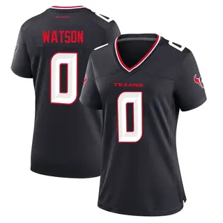 Houston Texans Women's Justin Watson Game Team Jersey - Navy