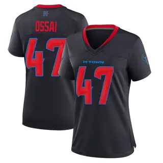 Houston Texans Women's K.C. Ossai Game 2nd Alternate Jersey - Navy