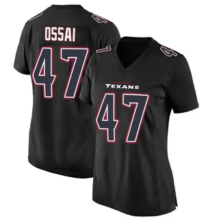 Houston Texans Women's K.C. Ossai Game Fashion Jersey - Black