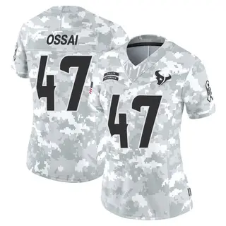 Houston Texans Women's K.C. Ossai Limited 2024 Salute to Service Jersey - Arctic Camo