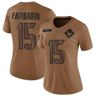 Houston Texans Women's Ka'imi Fairbairn Limited 2023 Salute To Service Jersey - Brown