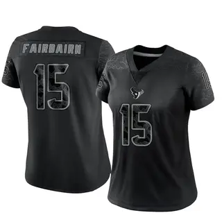 Houston Texans Women's Ka'imi Fairbairn Limited Reflective Jersey - Black