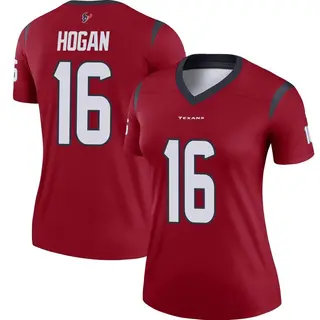 Houston Texans Women's Kevin Hogan Legend Jersey - Red