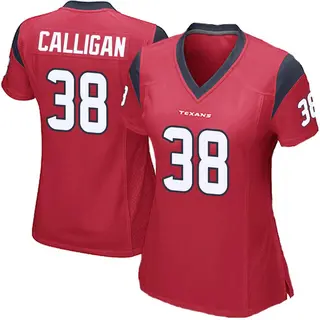 Houston Texans Women's Keydrain Calligan Game Alternate Jersey - Red