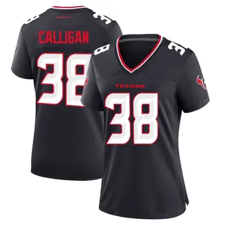 Houston Texans Women's Keydrain Calligan Game Team Jersey - Navy