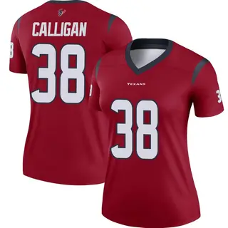 Houston Texans Women's Keydrain Calligan Legend Jersey - Red