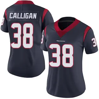 Houston Texans Women's Keydrain Calligan Limited Team Color Vapor Untouchable Jersey - Navy Blue