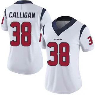 Houston Texans Women's Keydrain Calligan Limited Vapor Untouchable Jersey - White