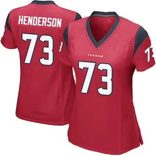 Houston Texans Women's LaDarius Henderson Game Alternate Jersey - Red