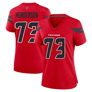 Houston Texans Women's LaDarius Henderson Game Alternate Jersey - Red