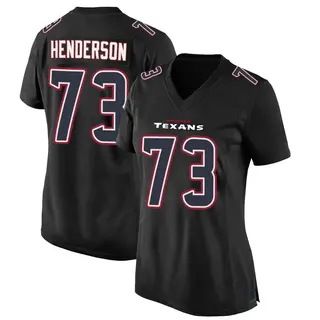 Houston Texans Women's LaDarius Henderson Game Fashion Jersey - Black