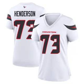Houston Texans Women's LaDarius Henderson Game Jersey - White