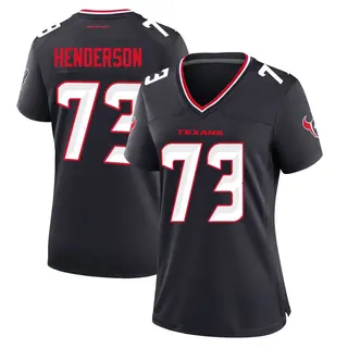 Houston Texans Women's LaDarius Henderson Game Team Jersey - Navy