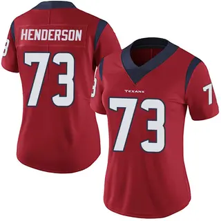 Houston Texans Women's LaDarius Henderson Limited Alternate Vapor Untouchable Jersey - Red