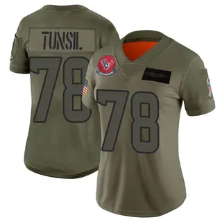 Houston Texans Women's Laremy Tunsil Limited 2019 Salute to Service Jersey - Camo