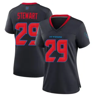 Houston Texans Women's M.J. Stewart Game 2nd Alternate Jersey - Navy