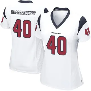 Houston Texans Women's Paul Quessenberry Game Jersey - White