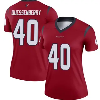 Houston Texans Women's Paul Quessenberry Legend Jersey - Red