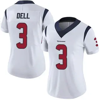 Houston Texans Women's Tank Dell Limited Vapor Untouchable Jersey - White