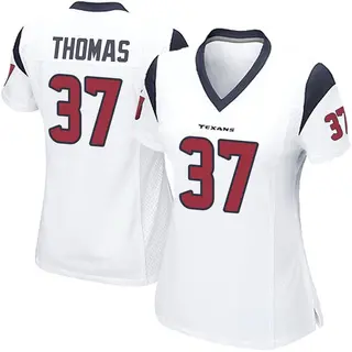 Houston Texans Women's Tavierre Thomas Game Jersey - White