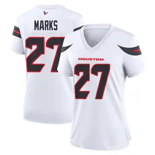 Houston Texans Women's Woody Marks Game Jersey - White