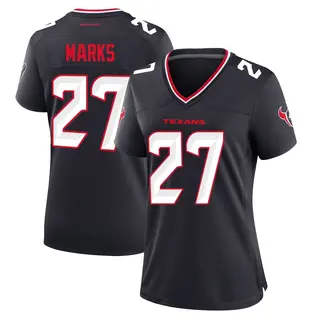 Houston Texans Women's Woody Marks Game Team Jersey - Navy