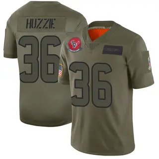 Houston Texans Youth Alijah Huzzie Limited 2019 Salute to Service Jersey - Camo