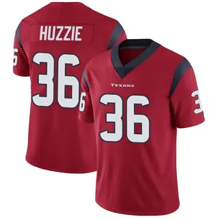 Houston Texans Youth Alijah Huzzie Limited Alternate Vapor Untouchable Jersey - Red