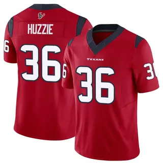Houston Texans Youth Alijah Huzzie Limited Vapor F.U.S.E. Jersey - Red