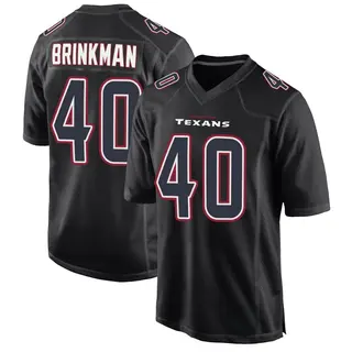 Houston Texans Youth Austin Brinkman Game Fashion Jersey - Black