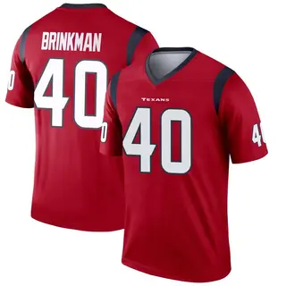 Houston Texans Youth Austin Brinkman Legend Jersey - Red