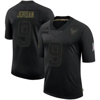 Houston Texans Youth Brevin Jordan Limited 2020 Salute To Service Jersey - Black
