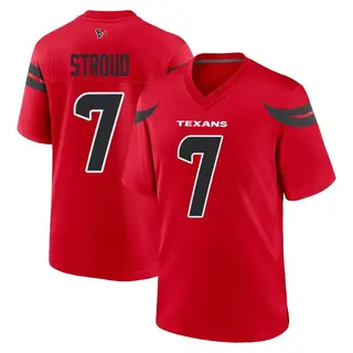 Houston Texans Youth C.J. Stroud Game Alternate Jersey - Red